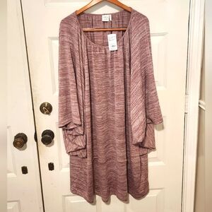 Suzanne Betro Women's Dress Size 1X Dusty Rose NWT